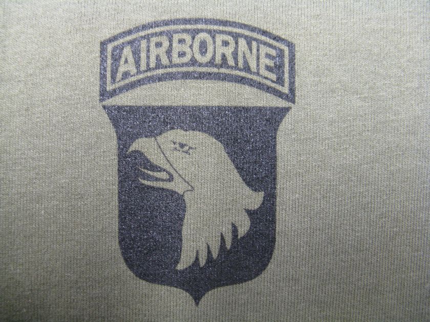 101ST AIRBORNE T SHIRT/ FRONT PRINT ONLY  