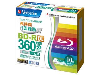 10 Verbatim Blu ray Discs 50GB 4x BD R DL FREE SAL  