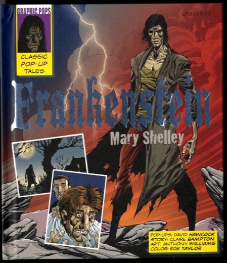 FRANKENSTEIN Graphic Novel Pop Up Book, NEW  