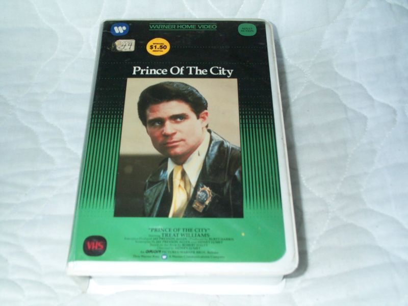 PRINCE OF THE CITY VHS TREAT WILLIAMS NYPD JERRY ORBACH  