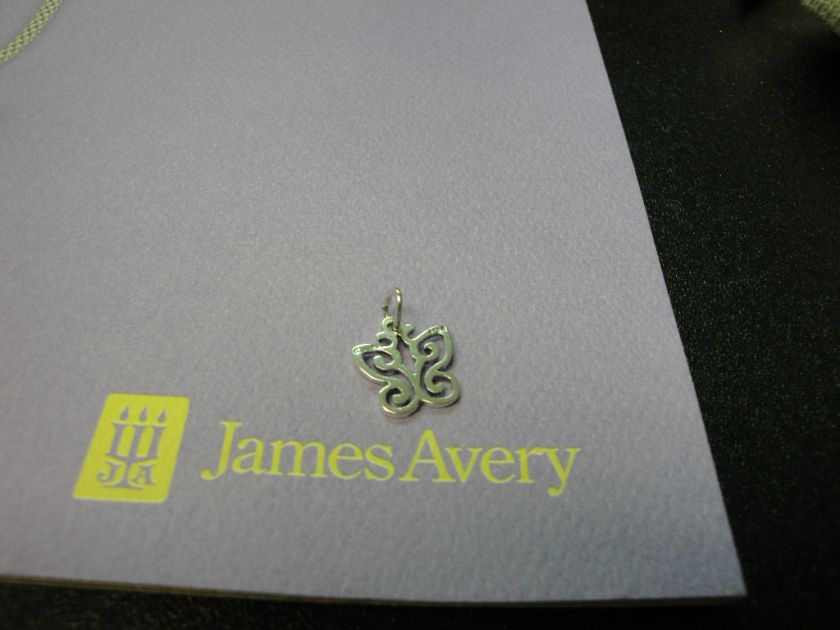 JAMES AVERY RETIRED Small BUTTERFLY CHARM Sterling S  