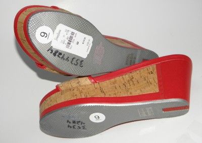 PRADA Single Band Cork Wedge Sandal Shoe 39 NIB  