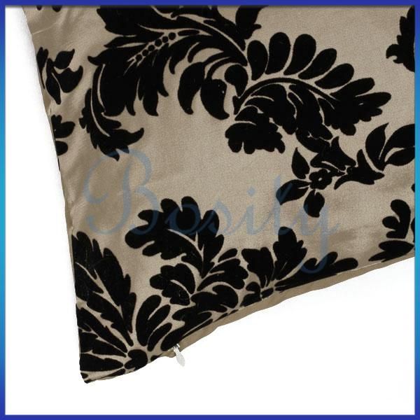   17 x 17 inch Floral Leaves Throw Pillow Case Cushion Cover Pillow Slip