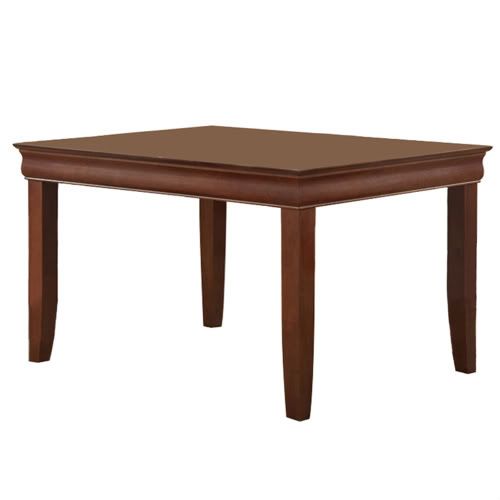60 in. Rectangular Solid Wood Dining Table with rich Mahogany  
