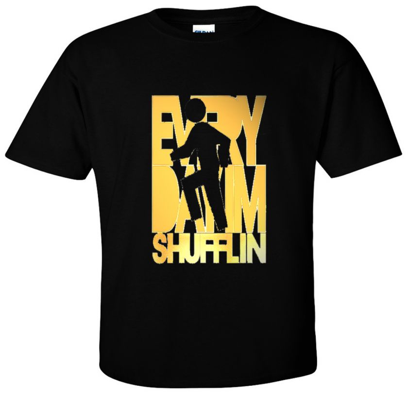 NEW Everyday Im Shufflin T Shirt Party Rock Gold Logo Tee sizes S 5X 