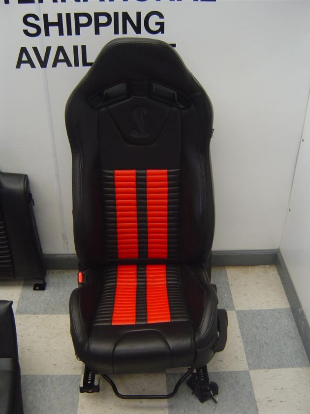 2012 Ford Mustang Shelby GT500 OEM Recaro Seats Black Leather Coupe 