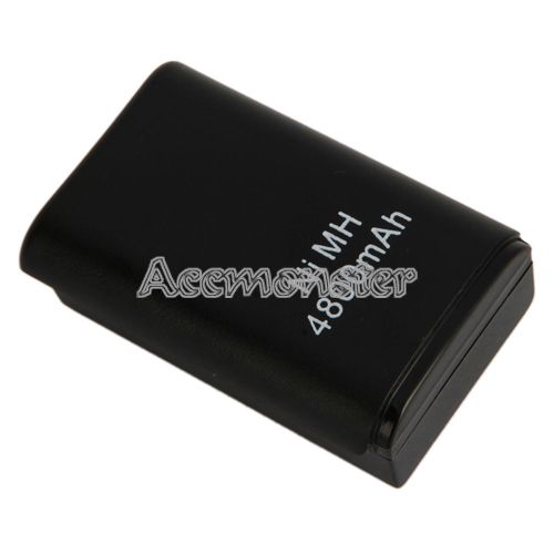   Black 4800mAH Rechargeable Battery For XBOX 360 XBOX360 Controller New