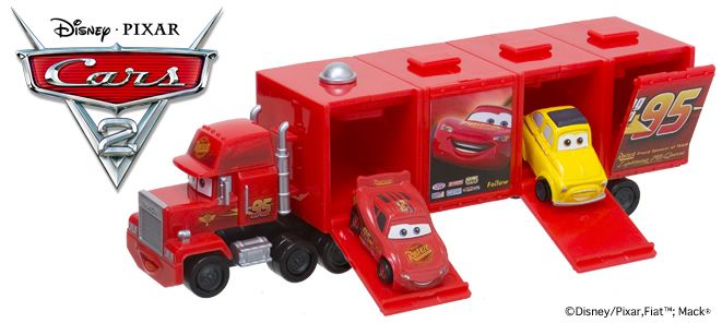 Disney Pixar Cars 2 Hyper Mack Truck Completed Set 5pcs  
