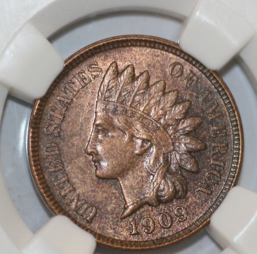 1909 P Indian Head Small Cent UNC Details Altered Color  