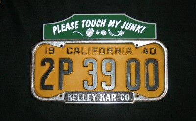 NEW SET of 4 License Plate Tag Toppers Rat Hot Rod FORD  