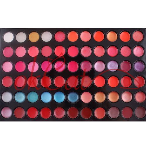 66 Color Lips Gloss Lipsticks Makeup Cosmetics Palette  