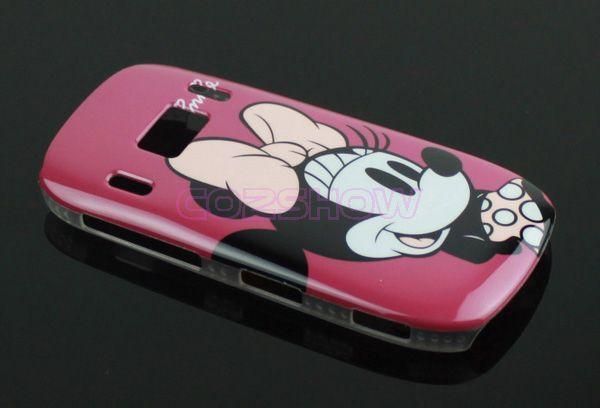 Hot Pink Mickey Mouse Cartoon Hard Case Cover For NOKIA C7  